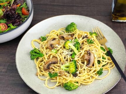 Truffle Mushroom Spaghetti