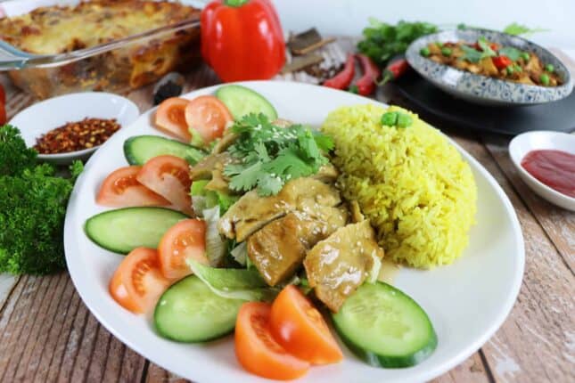 Vegan Hainan Chicken Rice